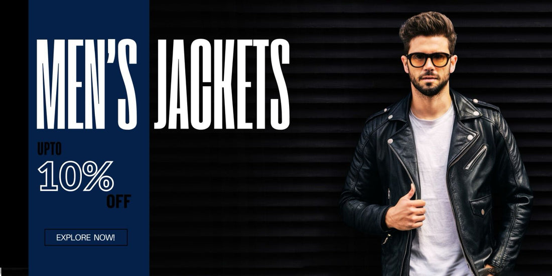 Step Into Style: Men’s Leather Jackets with Up to 10% Off