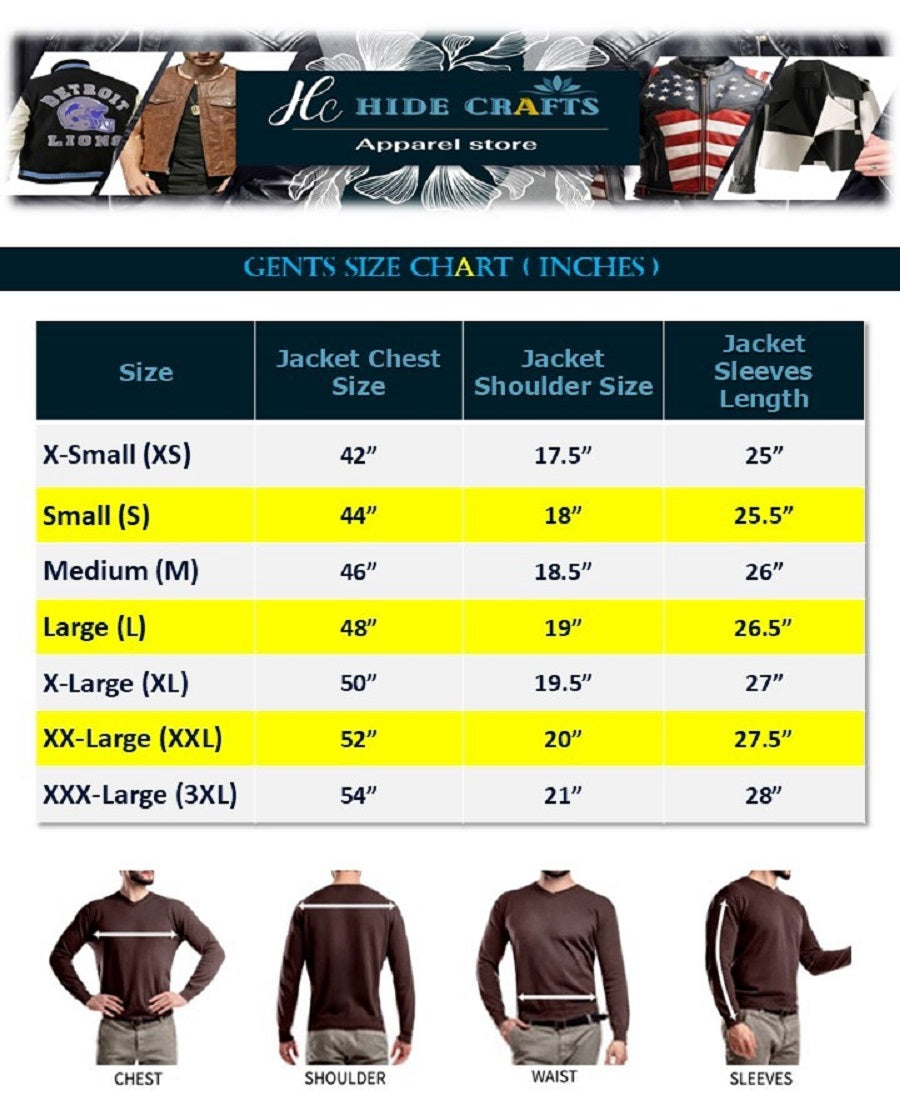 Men's Black Sheep Leather Shearling-Lined Jacket