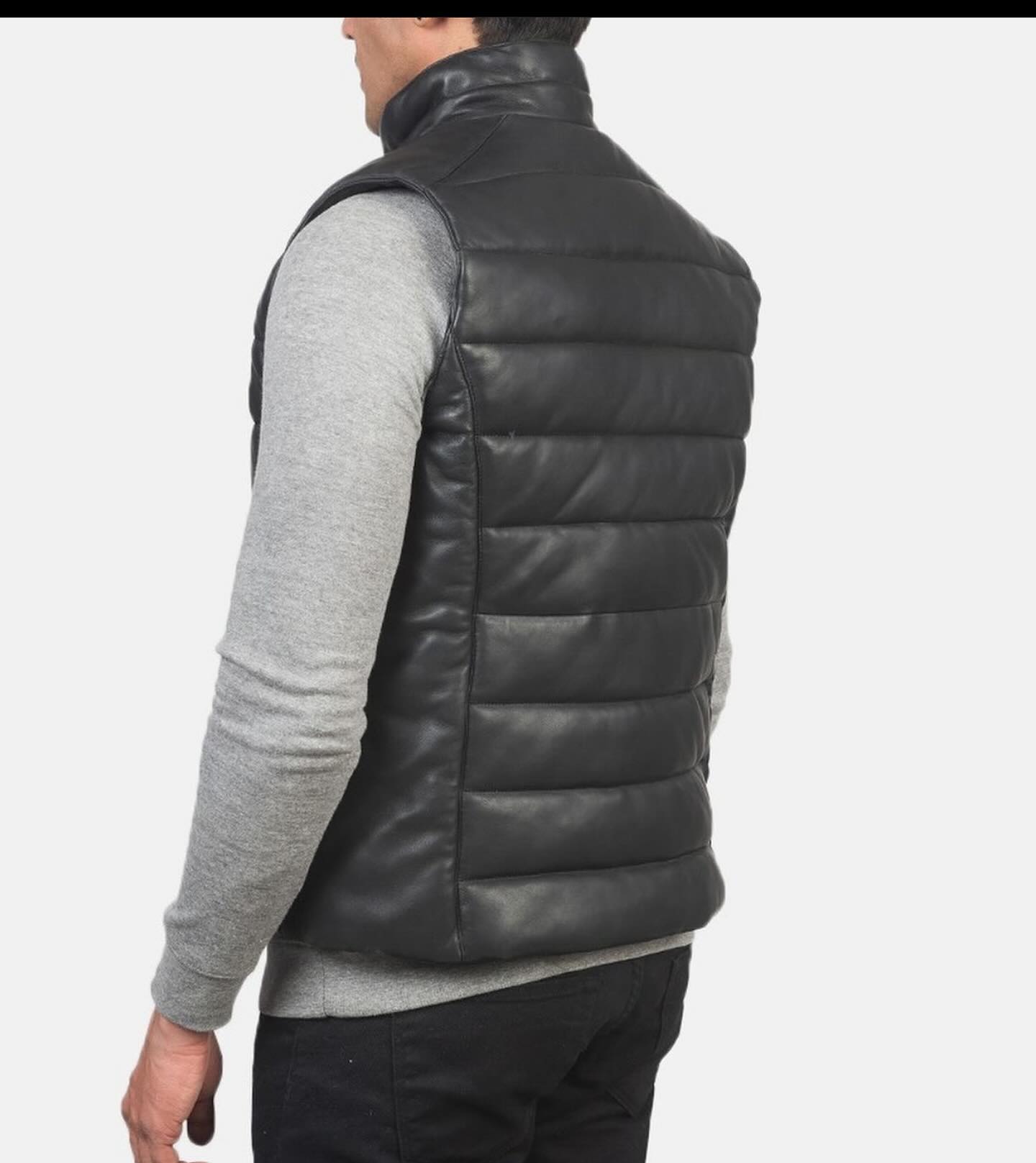 Men's Leather Vest