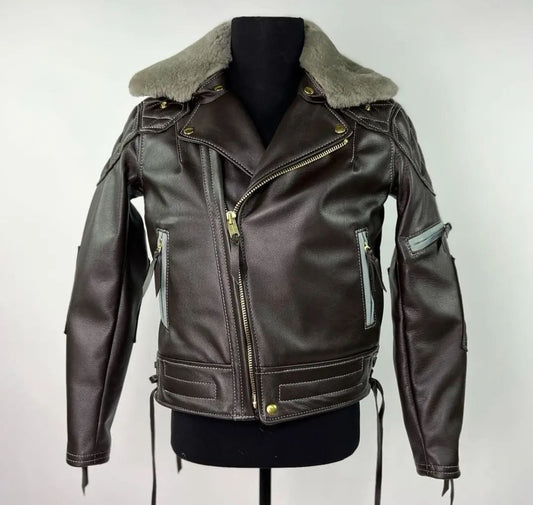 Men Real Leather Jacket Vintage