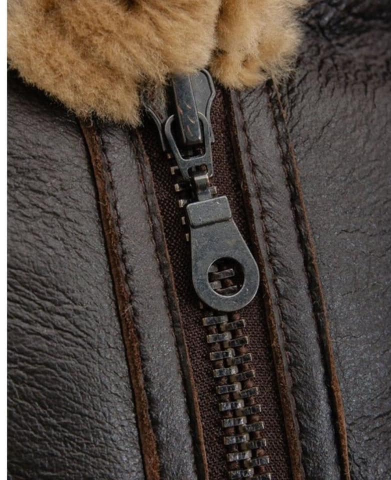 Brown Shearling Jacket - Leather Jacket