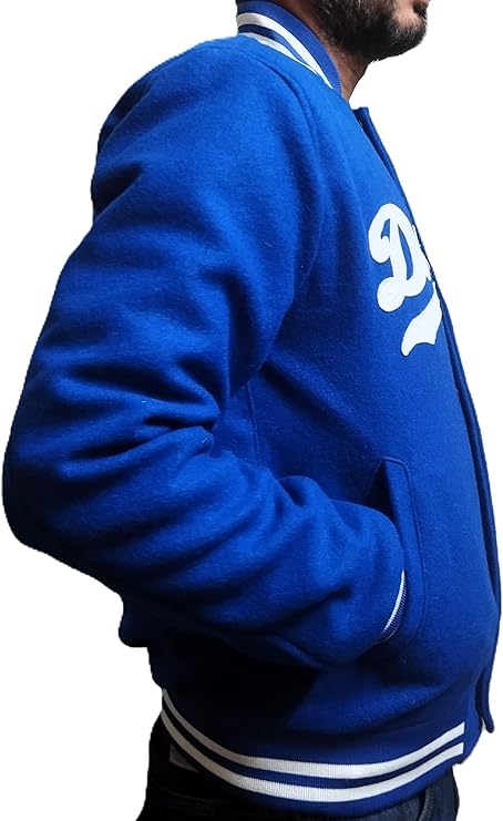 Dodgers letterman jacket for men | dodgers jacket la | dodgers jackets for men - Hide Crafts