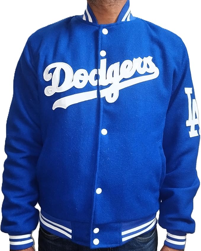 Dodgers letterman jacket for men | dodgers jacket la | dodgers jackets for men - Hide Crafts