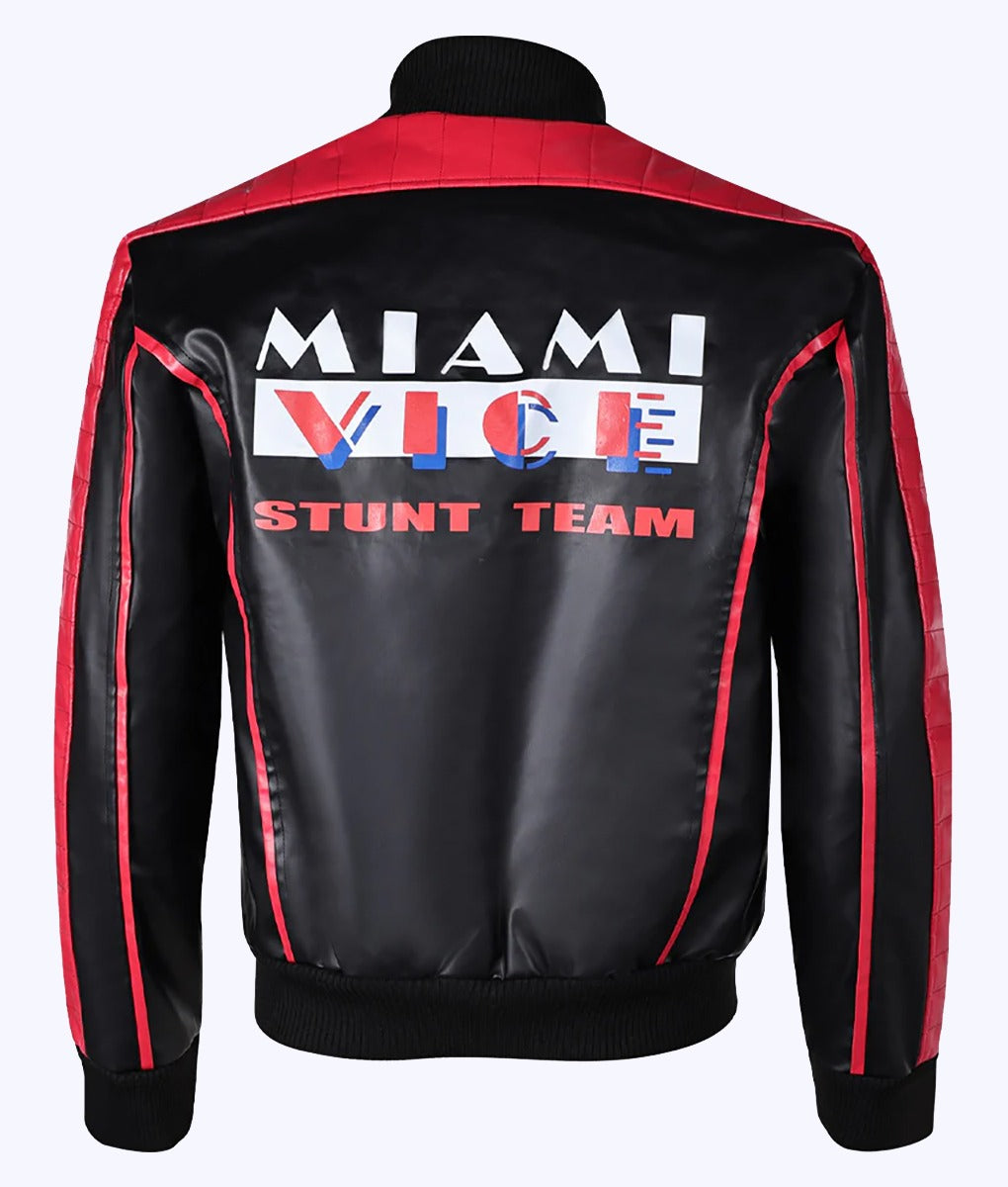 Men's Fall Guy Real Leather Stunt Team Ryan Gosling jacket- Ryan Gosling Black Jackets for Men - Bomber Jacket Men - Hide Crafts