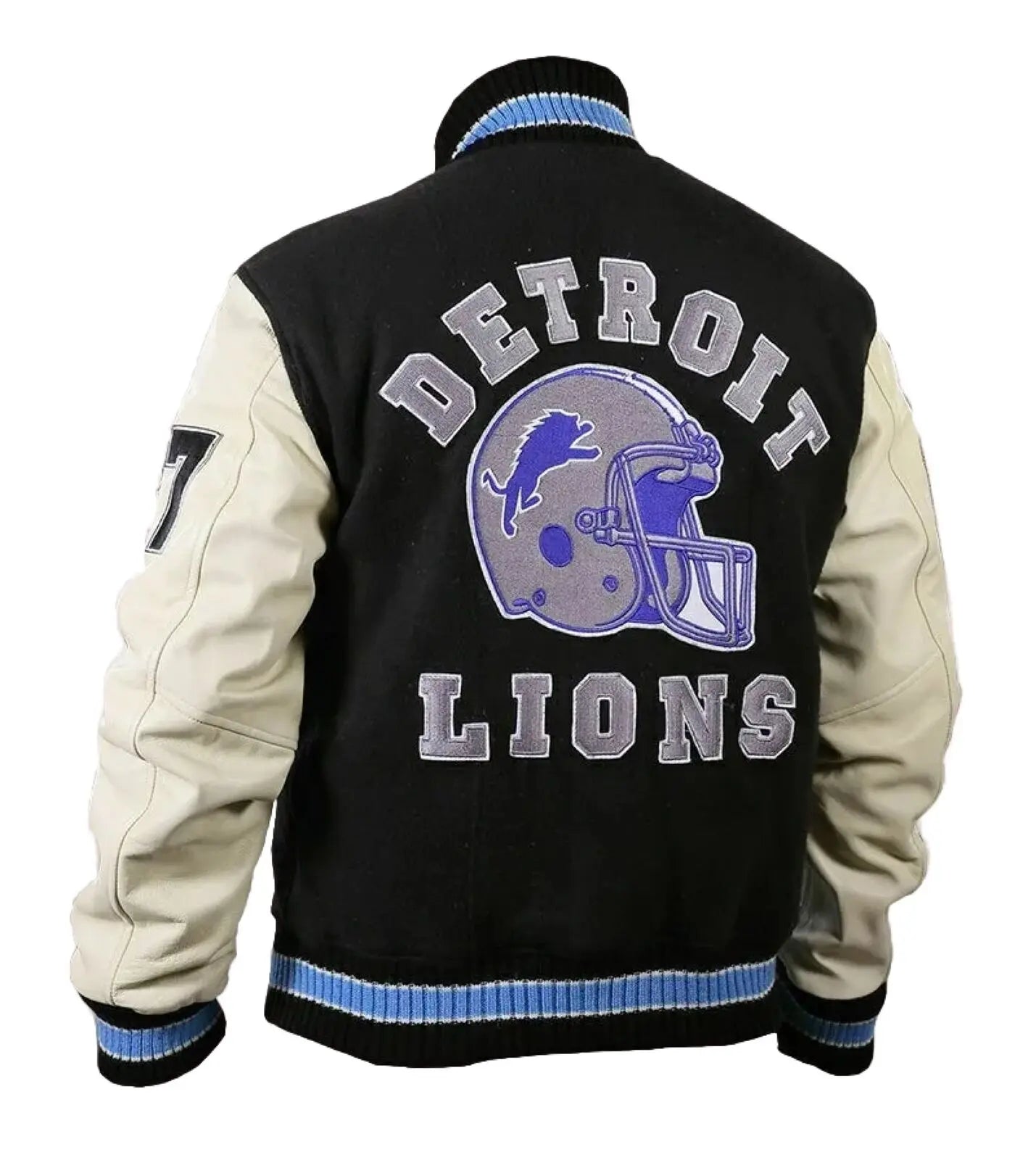 Beverly Hills Cop Axel Foley Detroit Varsity Vintage Sports Letterman Jacket, Detroit Varsity Jacket Hide Crafts
