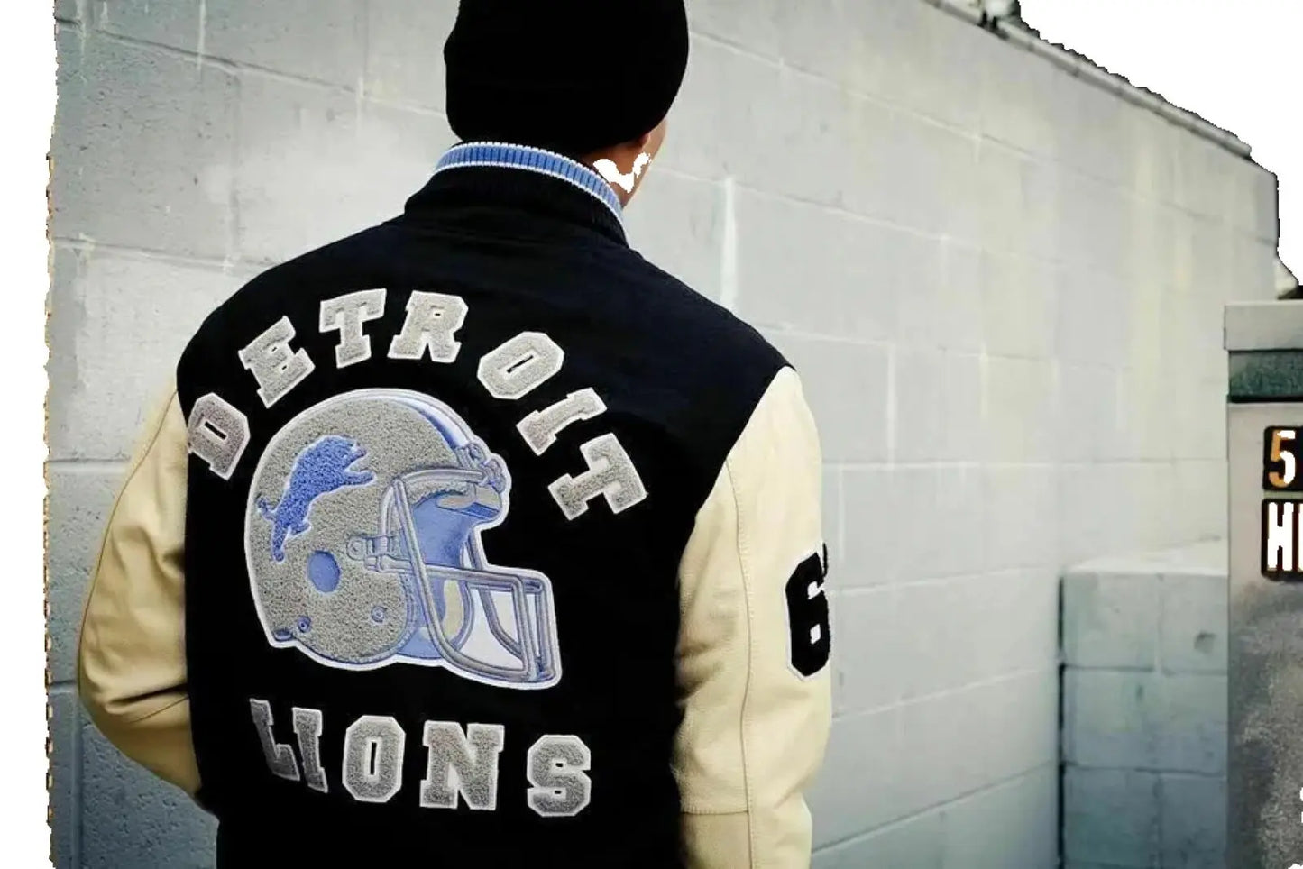 Beverly Hills Cop Axel Foley Detroit Varsity Vintage Sports Letterman Jacket, Detroit Varsity Jacket Hide Crafts
