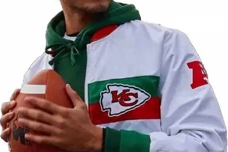Chiefs Mexico NFL - Kansas City 2019 - White Bomber Jacket, Low Shipping Hide Crafts