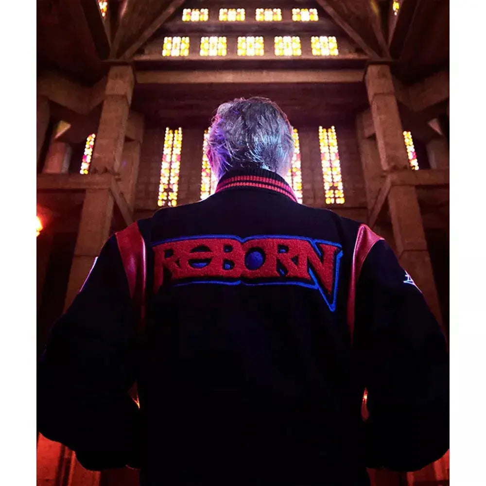 Kavinsky Reborn Men's Women Varsity Black Wool Jacket With Free Shipping Hide Crafts