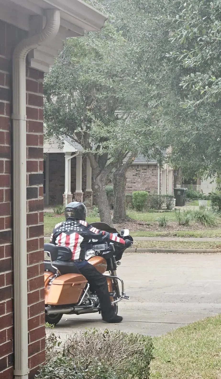 Mens Genuine Leather Jacket Inspired by American flag jacket Hide Crafts