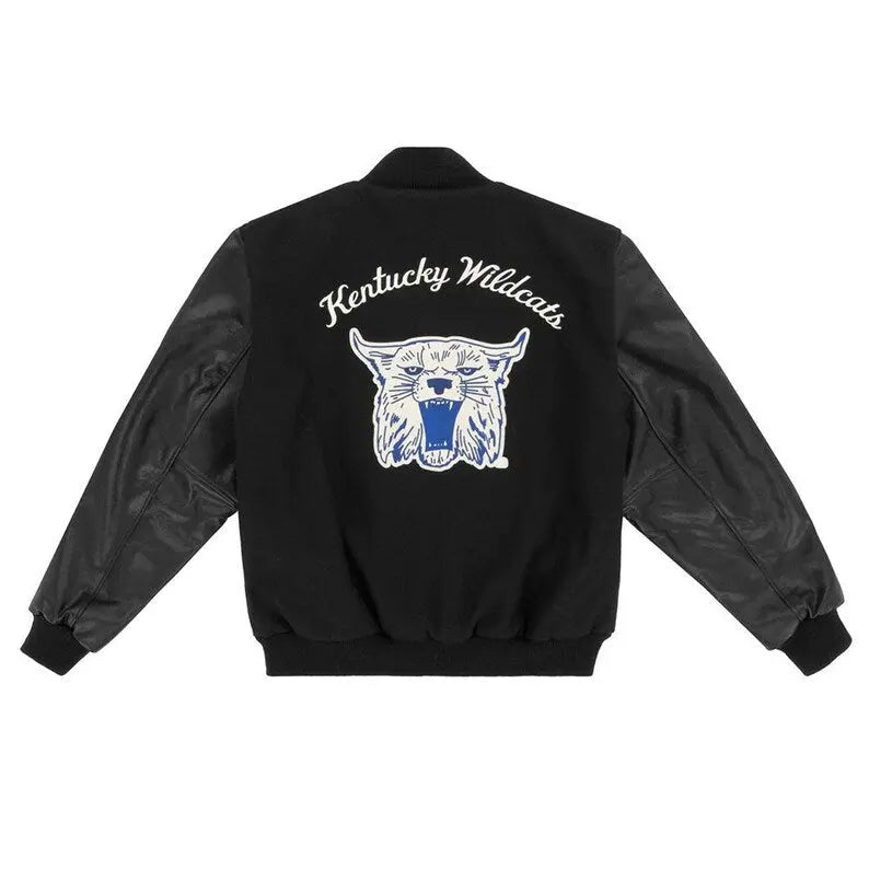 University Kentucky Wildcats Vintage 1965 Varsity Bomber Jacket Hide Crafts
