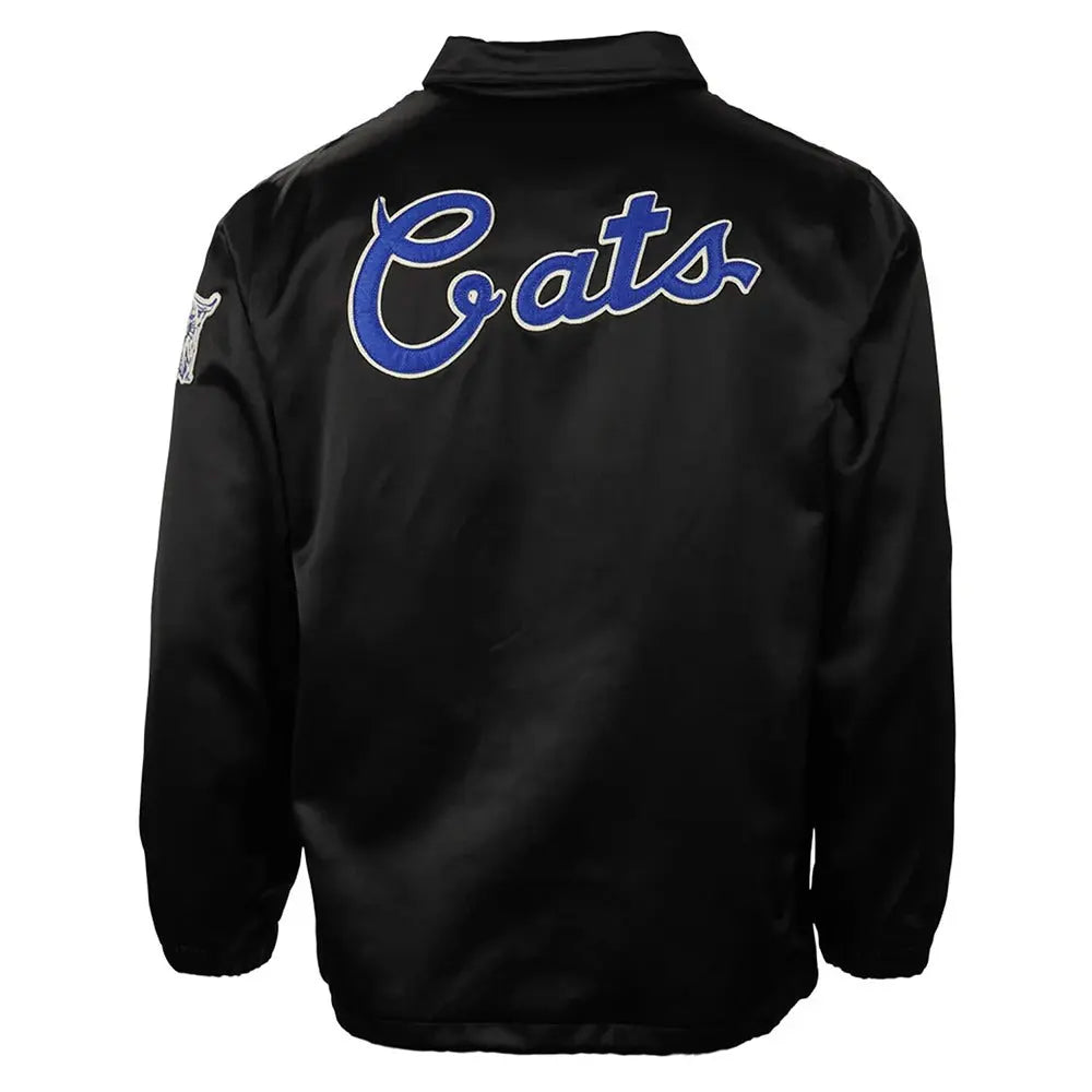 University of Kentucky Black Satin Windbreaker Jacket Men & Women Hide Crafts