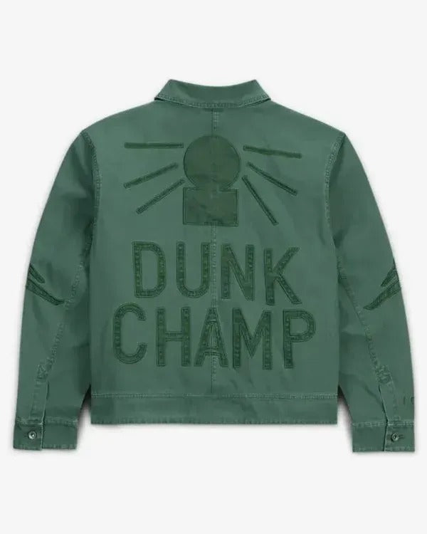 Air Jordan x Nina Chanel Abney Canvas Jacket 'Green' - Hide Crafts