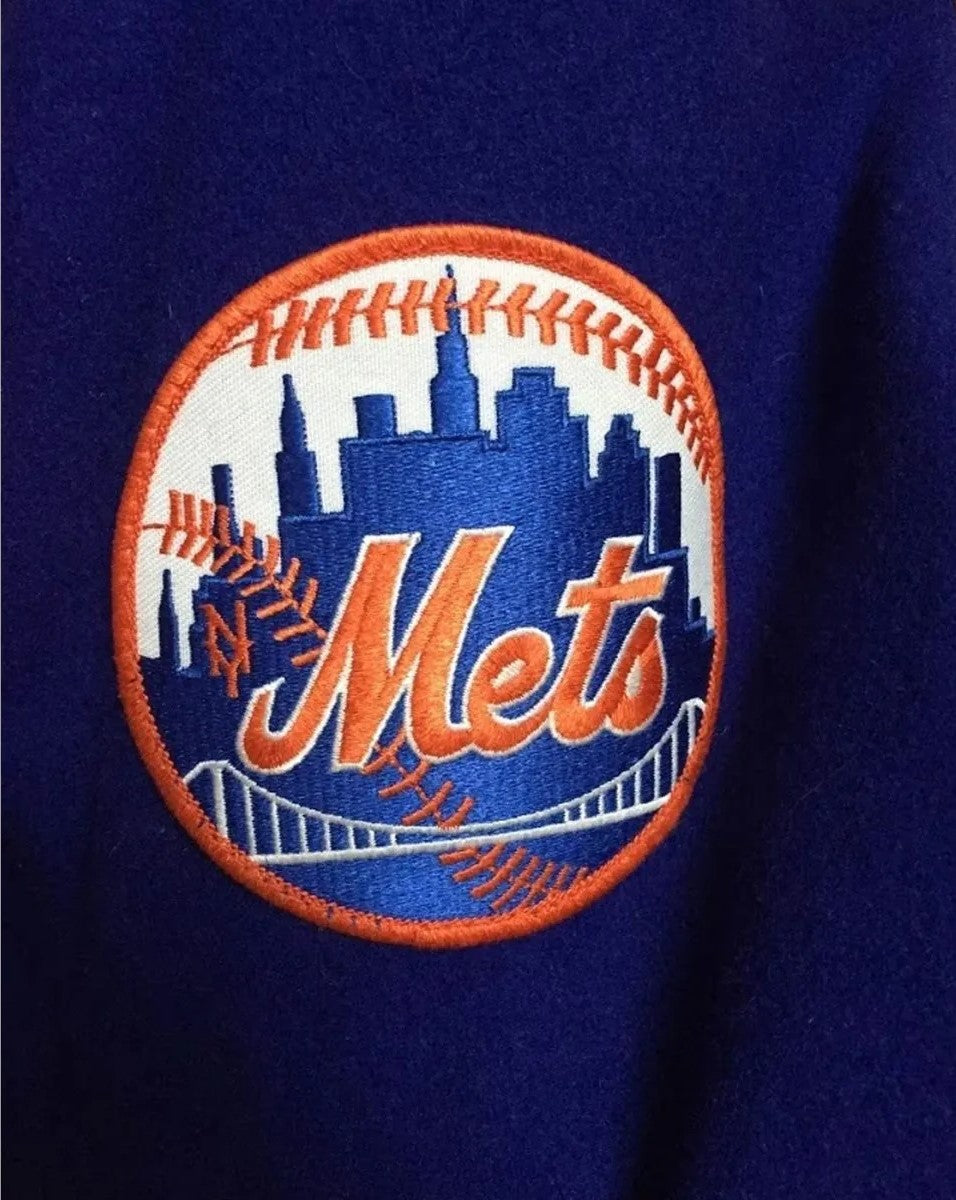 MLB New York Mets Wool Jacket Front Vintage, Men and Women, Low Shipping