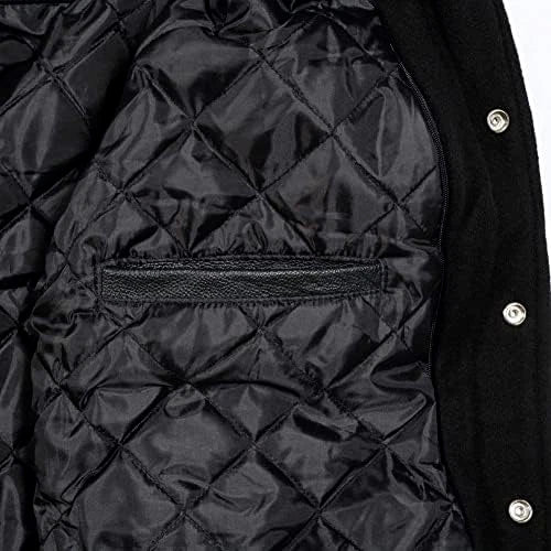 Pink Wool body White Sleeves Premium Varsity Jacket Letterman Baseball College
