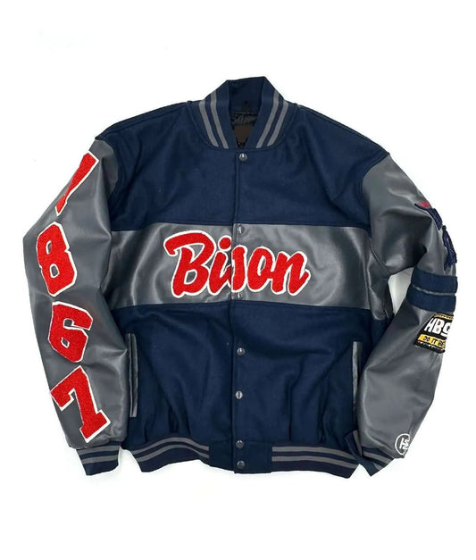 Men's Howard Bison Ole Skool Letterman Jacket FREE SHIPPING