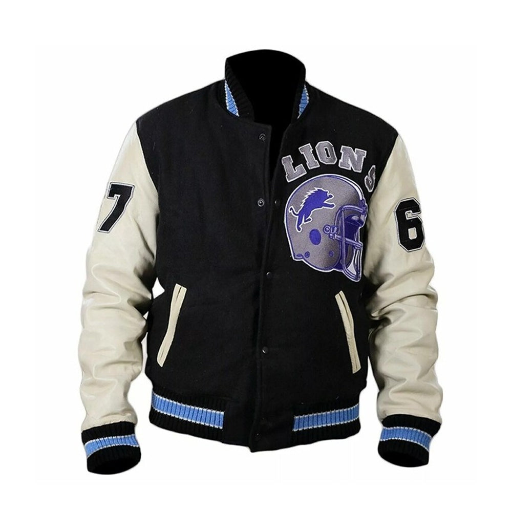 Beverly Hills Cop Axel Foley Detroit Varsity Vintage Sports Letterman Jacket, Detroit Varsity Jacket