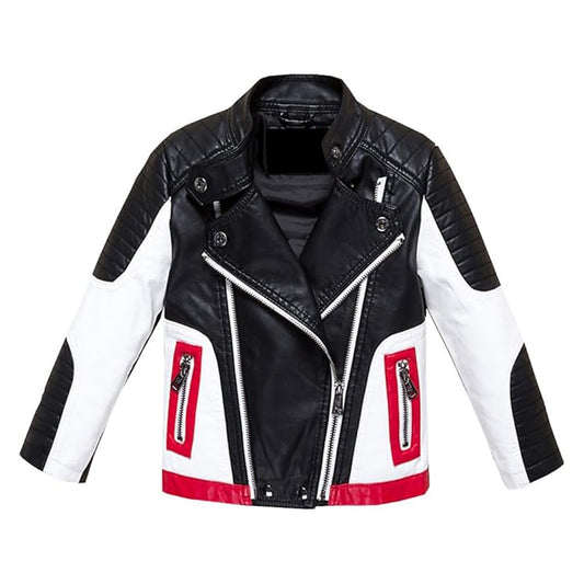 Quilted Style Cafe Racer Leather Jacket