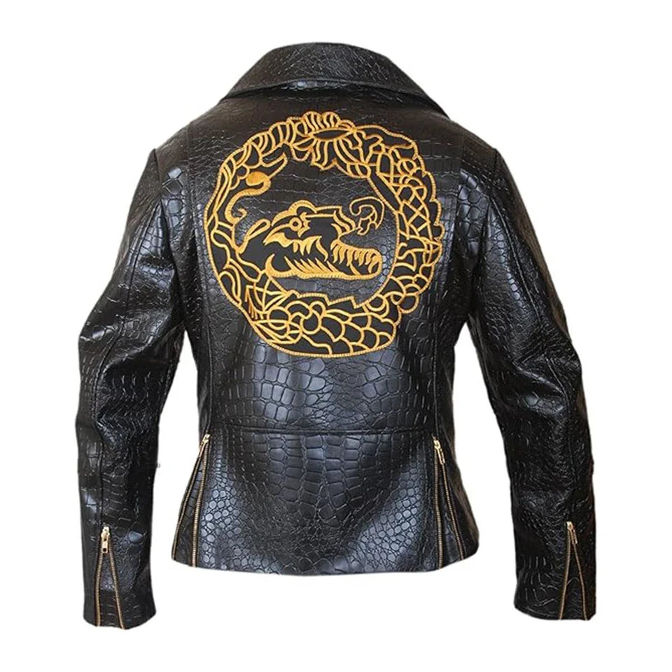 Killer Croc Suicide Squad Waylon Jones Double Rider Leather Jacket