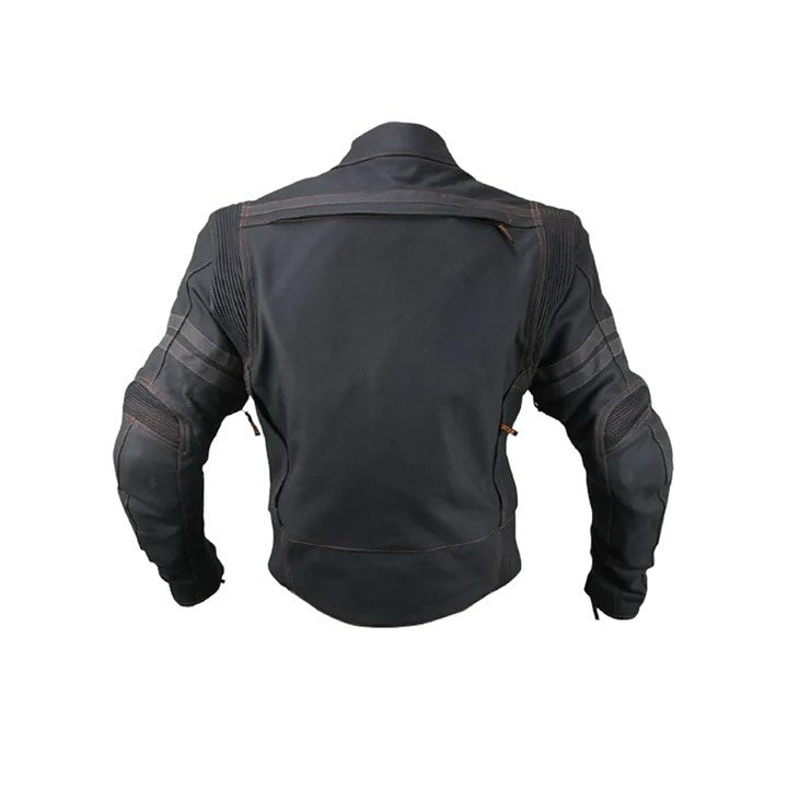 New Handmade Vulcan Men’s Vtz-910 Street Motorcycle Leather Jacket