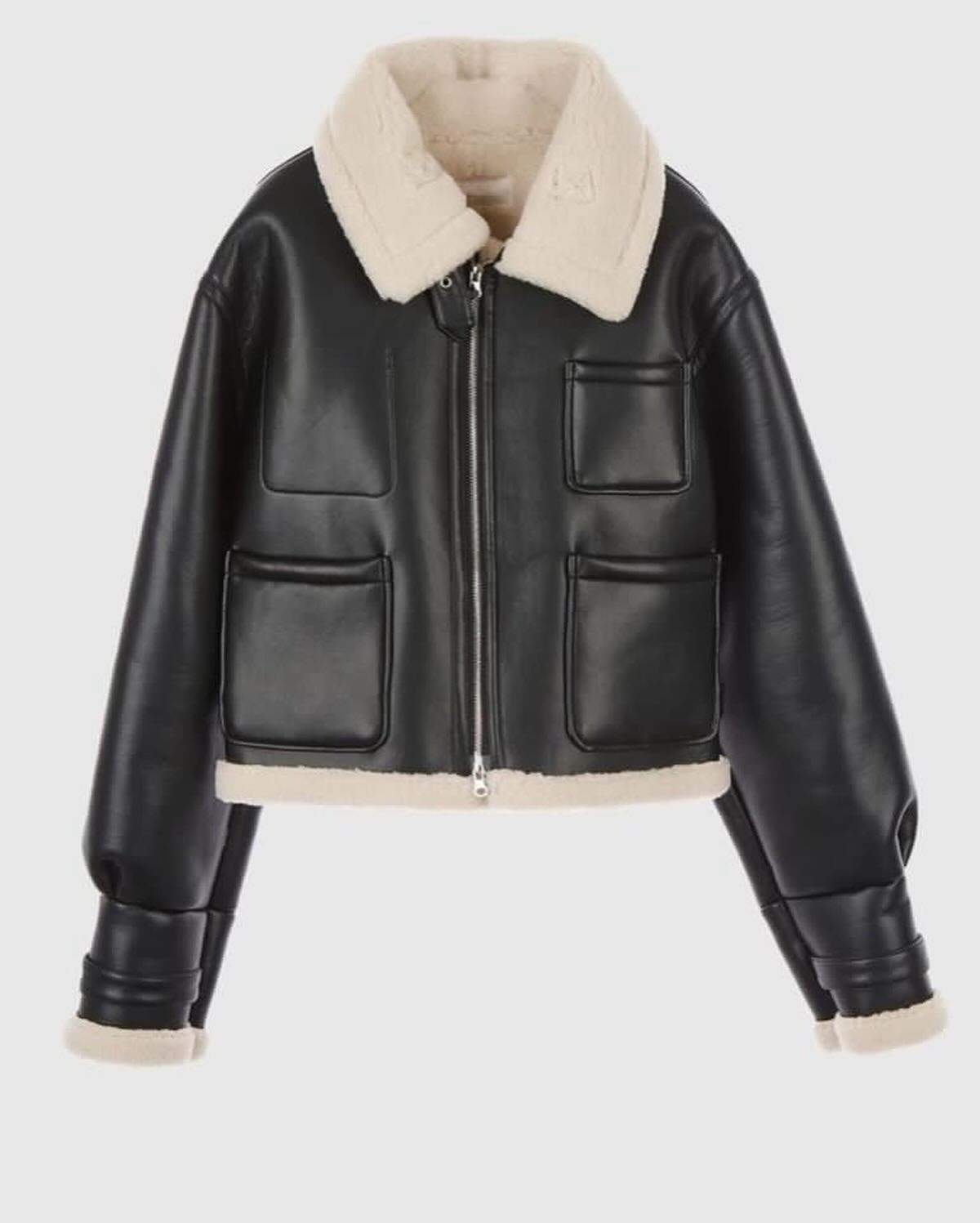 Shearling Aviator Jacket - Shearling Leather Jacket