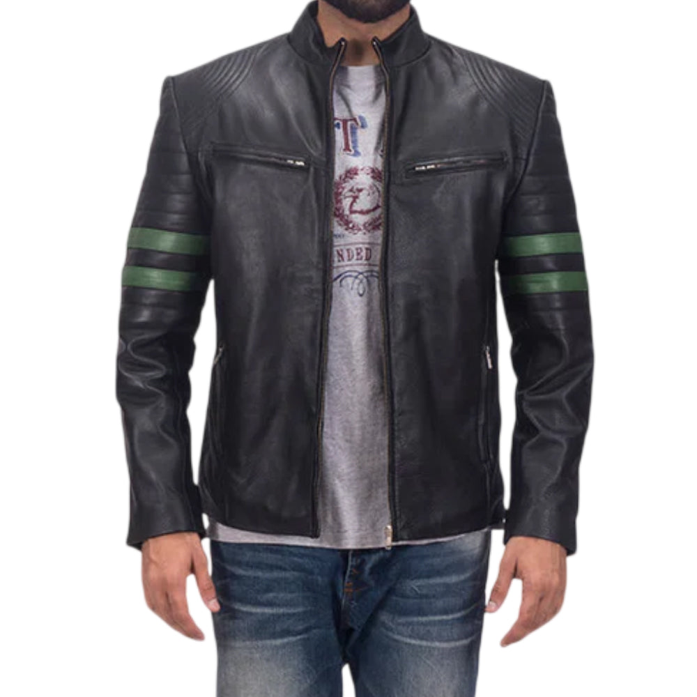 Men's Night Trooper Leather Jacket