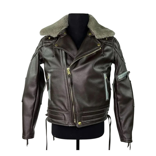 Men Real Leather Jacket Vintage